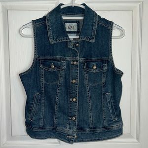 Blue jean vest